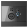 AUDAC WP225/B sienas panelis, XLR mikrof. + 3,5 mm ligzda, Bluetooth, melns