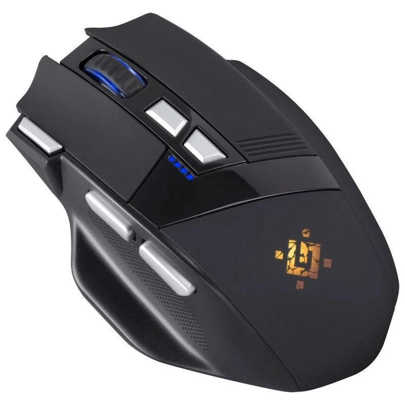 pele DEFENDER GM-885 KNIGHT RF WIRELESS 3200dpi 8P Melns