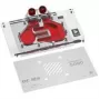 Barrow GPU ūdens bloks priekš MSI Suprim 5090 — balta apdare, modelis BS-MSP5090-PA W