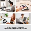 Korpuss ar tastatūru Combo Touch US iPad Pro 11 1.,2.,3. paaudze pelēks