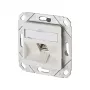 METZ CONNECT BTR C6A modulis 1 ports 270° UPk - savienojuma kontaktligzda, slēptā montāža - RJ-45 - tīri balta, RAL 9010 (130B12D11102-E)