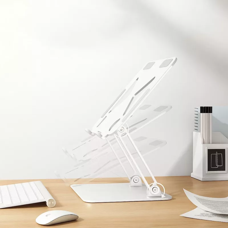 MEDIA-TECH Laptop Statīvs – Laptop Statīvs MT2661W (balts)