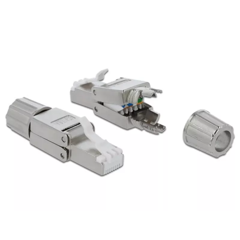 Vadu savienotājs DeLOCK 86477 RJ-45 Pelēks