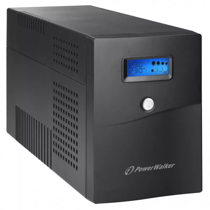 Nepārtrauktās barošanas avots PowerWalker VI 3000 SCL FR 3 kVA / 1,8 kW, Line-Interactive, 4x E tipa kontaktligzdas, 18 Ah akumulators (2×12 V)
