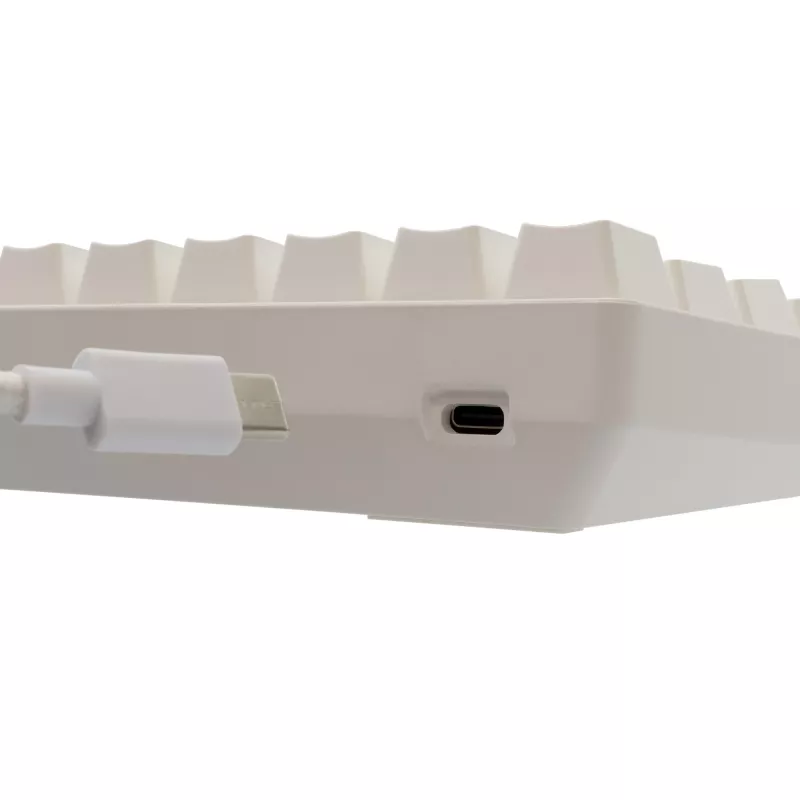 Mehāniskā tastatūra White Shark Shinobi-2 ar Brūnajiem slēdžiem, US izkārtojums — kompakts dizains, Brūnie slēdži