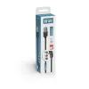 3-in-1 uzlādes kabelis ColorWay CW-CBUU037-BK — Lightning, Micro‑USB, USB‑C, 1 m, 2,4 A