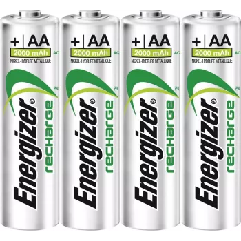 Energizer ACCU Recharge Power Plus NiMH uzlādējamās AA baterijas 2000mAh 4 iepakojums