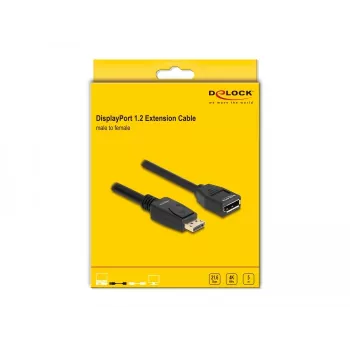 DeLOCK DisplayPort 1.2 pagarinātāja kabelis 4K 60 Hz 5 m