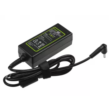 Strāvas adapteris Green Cell AD70P ASUS klēpjdatoriem, 33W, 19V 1.75A, iekštelpām, melns
