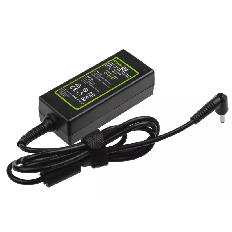 Strāvas adapteris Green Cell AD70P ASUS klēpjdatoriem, 33W, 19V 1.75A, iekštelpām, melns