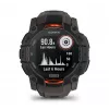Garmin Instinct 3 Solar GPS viedpulkstenis 1,3 collu MIP 176x176 skārienekrāns melnā krāsā
