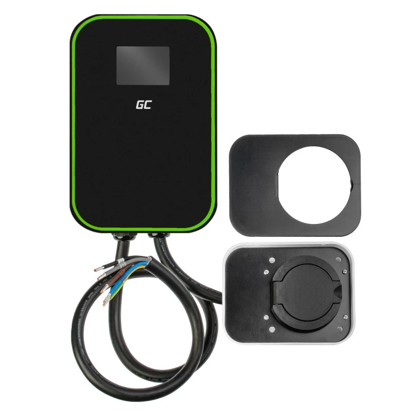 GREEN CELL WALLBOX EV POWERBOX 22KW AR RFID ligzdu