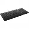 3Dconnexion Pro ar ciparu bloku tastatūra Office USB RF Wireless Bluetooth QWERTZ Swiss Melns