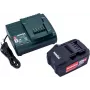 Baterijas un lādētāja komplekts Metabo BASIC SET 1 X 4.0 AH litija jonu 4 Ah