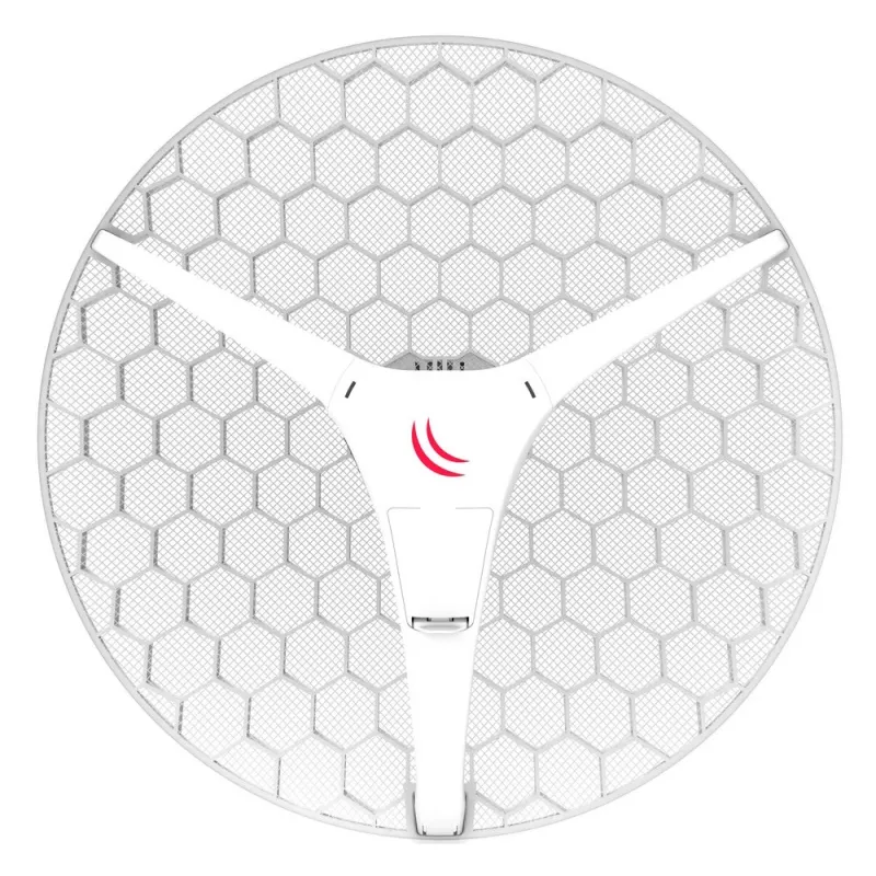 Tīkla antena MikroTik LHG XL HP5 27,5 dBi 5 GHz divējāda polarizācija, PoE, 245 mm augstums, 55 cm diametrs