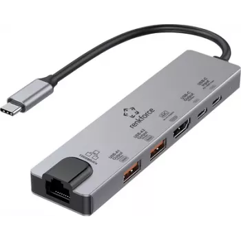 Renkforce USB-C dokstacija RF-USBH-550 piemērota zīmolu dokstacijām Acer Apple (RF-6649662)