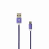 Sbox USB->Micro USB M/M 1m USB-10315U plūmju violeta