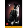 LEGO komplekts Ideas 21349 Tuxedo Cat celtniecības komplekts — kolekcionējams ķieģeļu modelis, vitrīnas priekšmets
