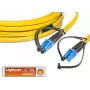 Lightwin LDP-09 LC-LC 2.0 FD optiskās šķiedras kabelis 2 m OS2 dzeltens (LDP-09 LC-LC 2.0 FD)