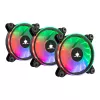 Korpusa ventilatoru komplekts White Shark Nebula-2 Melns — ARGB 120 mm ventilatori (komplekts)