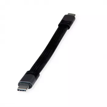 USB kabelis ROLINE 11029078 USB4 Gen 3x2 0,15 m USB C melns