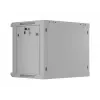 19 inch 9U 600x450 pelēks sienas montāžas skapis, perforēts