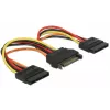 Iekšējais strāvas kabelis DeLOCK 60143 0,15 m SATA 15-pin