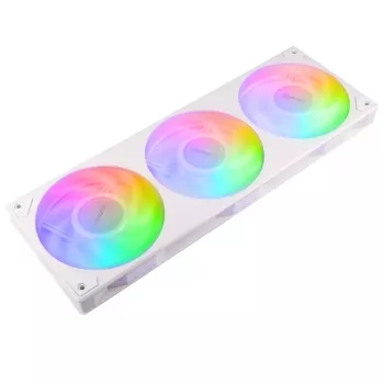 AKASA Vegas A36 120mm ARGB korpusa ventilatori - balti (3 gab. komplekts)