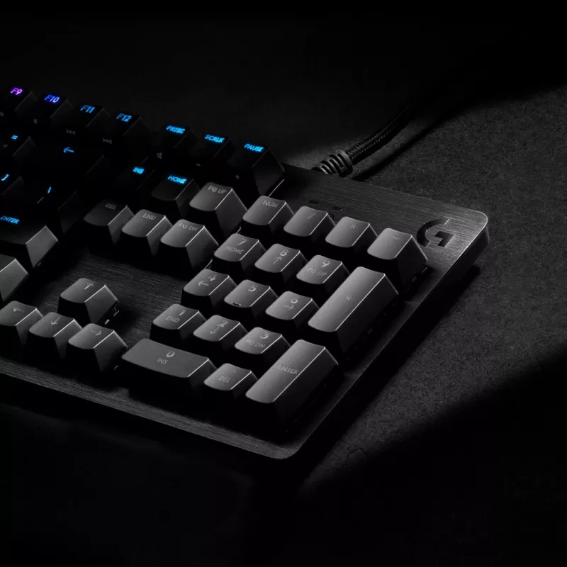 Logitech G512 Gaming tastatūra, melna, vadu, Šveices, 920-009347