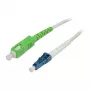 LWL-1-fiber-patchk. 1.0mtr.LC-SC(APC8Grad) - 9/125u - bevel - G657.A2 - Synergy21 -