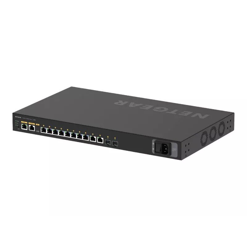 NETGEAR M4250-10G2XF-PoE++ pārvaldīts L2/L3 Gigabit Ethernet (10/100/1000) Power over Ethernet (PoE) 1U Melns