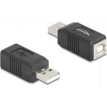DeLOCK 67202 savienotāju adapteris USB Type-A USB Type-B Melns
