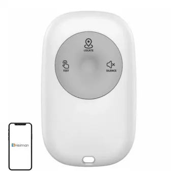 Bezvadu tālvadības pults HEIMAN HM1RC-W — 433 MHz, 4 kanāli, savstarpēji savienojams