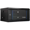 EXTRALINK LITE 4U 530X400 PIENĀRĒJAMS RACKMONTĀŽAS SKAPIS MELNS AR PLAUKTU
