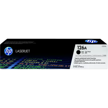 HP 126A Original melnā LaserJet tonera kasetne, 1200 lapas, melna, 1 gab.