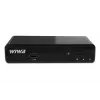 Set-top uztvērējs WIWA 2_275294 H.265 DVB-T/DVB-T2 HD, 1 uztvērējs, 470–860 MHz, HDMI 1.3, USB 2.0, SCART, melns