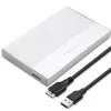 Ārējais korpuss 2,5 collu SATA SSD/HDD QOLTEC 52278 USB 3.0, atbalsta līdz 2 TB