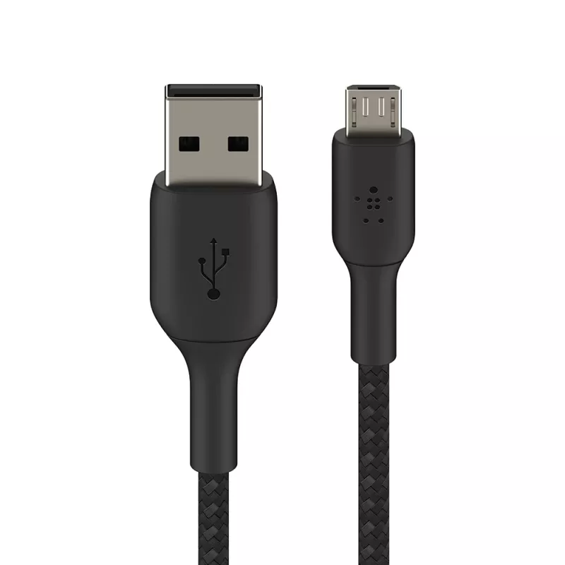 USB kabelis Belkin CAB007bt1MBK 1m USB A Micro-USB A Melns