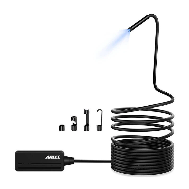 Inspekcijas kamera Ancel W655 WiFi — bezvadu boroskops vizuālai pārbaudei (modelis W655)