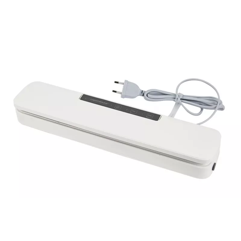 Galda vakuuma pārtikas hermētiķis ESPERANZA EKV001 — kompakts, balts, 30 cm hermetizācijas platums, 107 W, 220–240 V