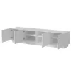 TV skapītis cama meble LIVERTI 2000x420x480 mm, balts, skaidu plātnes virsma