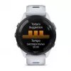 GARMIN Forerunner 265 viedpulkstenis — 46 mm GFRP korpuss, AMOLED 1,3 collas, GPS/GLONASS/Galileo, 15 dienu akumulators, 5 ATM, silikona siksniņa
