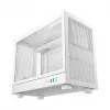 Datora korpuss DeepCool CH160 PLUS WH Small Form Factor balts, microATX, rūdīts stikls, USB-C