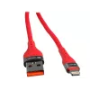USB A-Lightning kabelis 1m sarkans