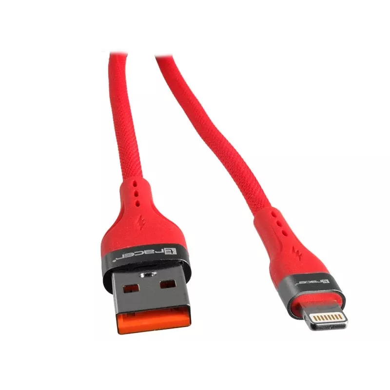 USB A-Lightning kabelis 1m sarkans