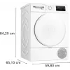 Bosch WTH83277PL brīvstāvošs veļas žāvētājs 8 kg