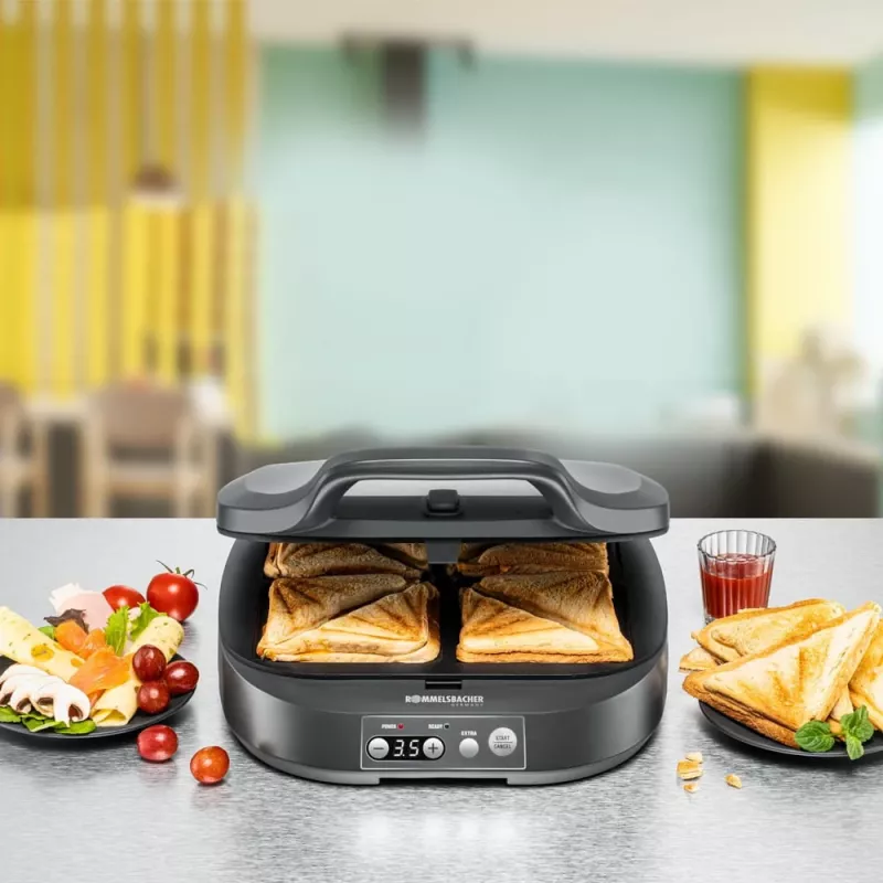 Rommelsbacher ST 1800 sendviču aparāts 1800 W Melns