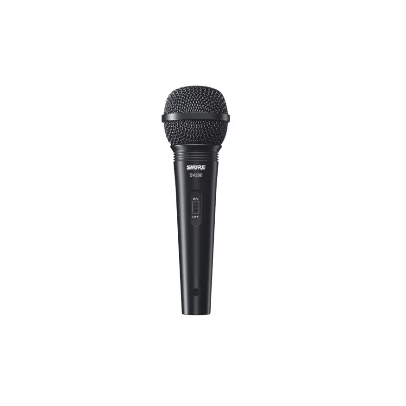 Shure SV200 mikrofons Melns karaoke mikrofons