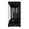 PC Case Lian Li Vector V100 Midi Tower — Melns ar caurspīdīgu paneli, atbalsta 3×120mm sānu + 1×120mm aizmugurējo ventilatoru, 3,5 collu HDD, 2,5 collu SSD, 235,5×446×484,6 mm