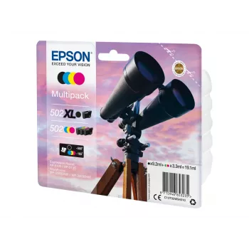 Epson 502 XL tintes kasetne 4 gab. oriģināla lielas ietilpības (XL) melna, zila, fuksīna, dzeltena